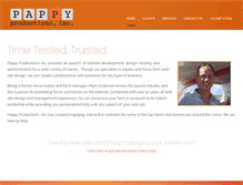 Tablet Screenshot of getpappy.com